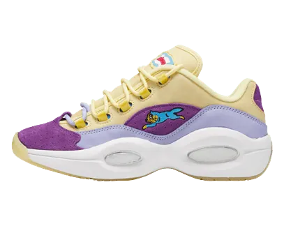 Reebok Question Low BBC Ice Cream Running Dog Yellow Purple (G55351)