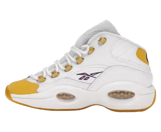 Reebok Question Mid Yellow Toe (GS)