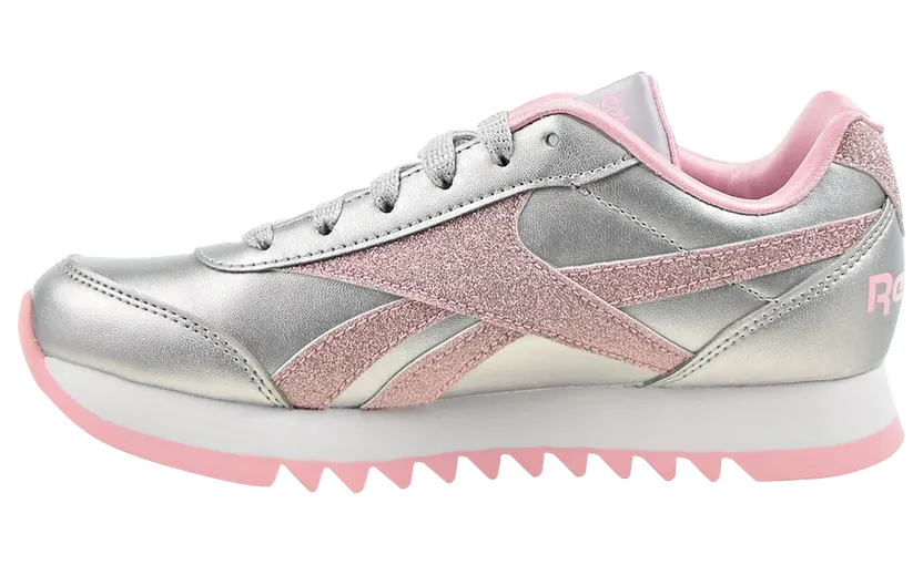 Reebok Royal Classic Jogger 2 Platform Shoes Silver Metallic / Pink Glow / Cloud White