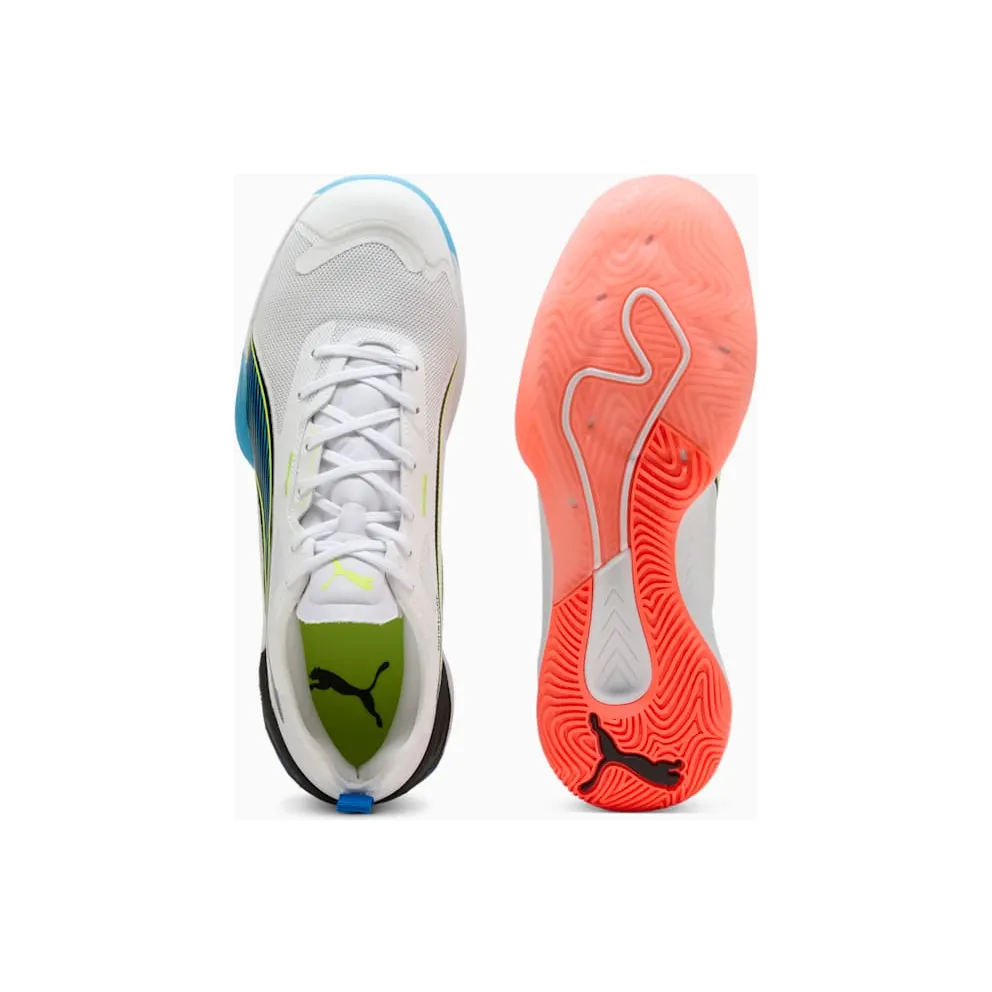 Puma Eliminate Nitro 4 Game On White Glowing Red Ultra Blue (108885-01)