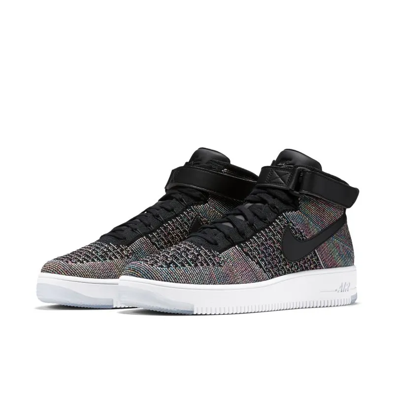 Nike Air Force 1 Ultra Flyknit Mid Multi-Color 2.0 Pink Blast/Black-White (817420-601)