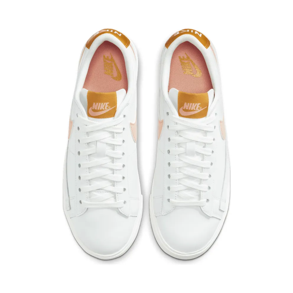 Nike Blazer Low Summit White Pink Quartz (W) Summit White/Pink Quartz-Pollen Rise (AV9370-112)