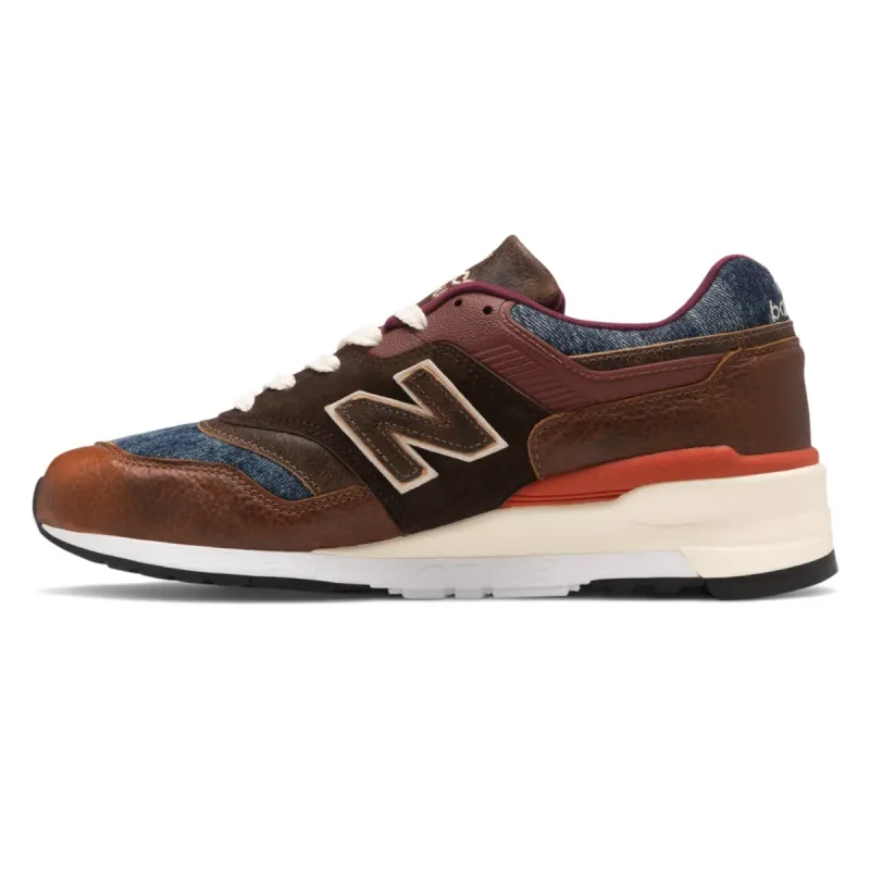 New Balance 997 Elevated Basics Brown/Blue (M997SOC)