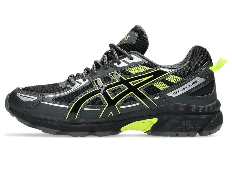 ASICS GEL-VENTURE 6 GS “Black / Safety Yellow” (1204A162-003)