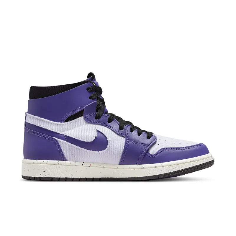 Jordan 1 High Zoom Air CMFT Crater Purple – “White / Crater Purple / Black” (CT0978-501)
