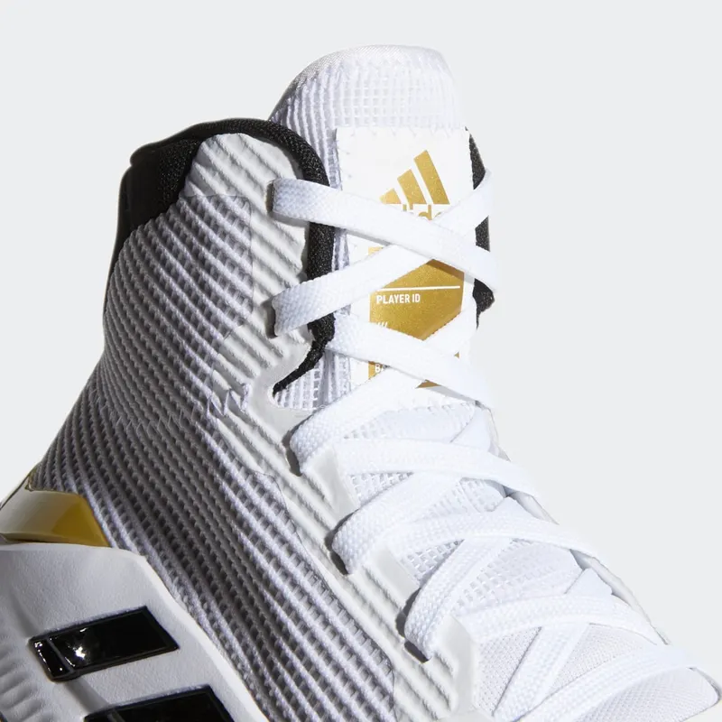 Adidas Pro Bounce 2019 ‘White Gold Metallic’ Cloud White/Core Black/Gold Metallic (EE3896)