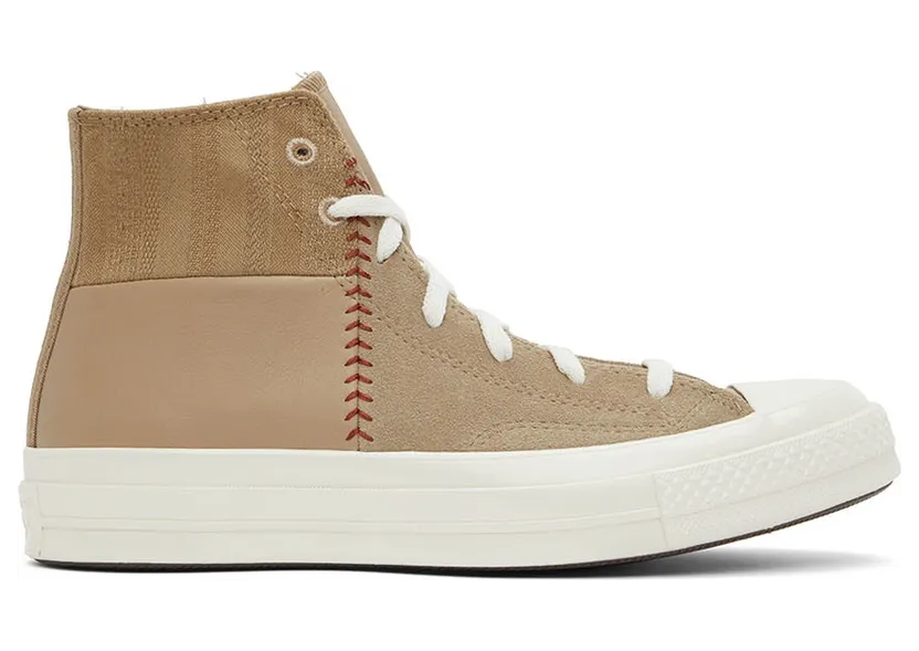 Converse Taupe Chuck 70 Crafted Sneakers (172667C)