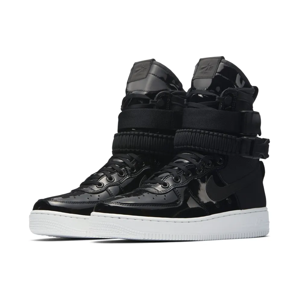 Nike SF Air Force 1 High Ruby Rose Force Is Female Black (W) Black/Black-Reflect Silver-Cool Grey (AJ0963-001)