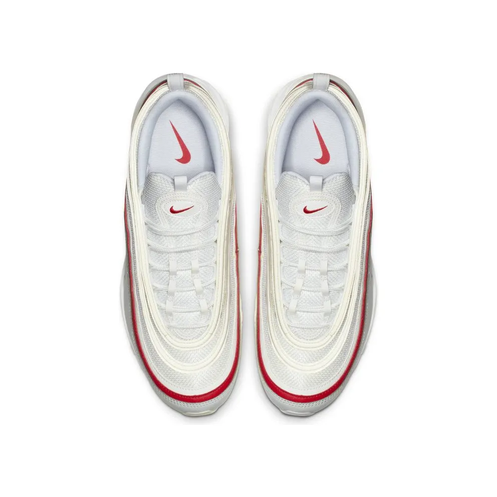 Nike Air Max 97 White Pure Platinum University Red Pure Platinum/University Red-White (AR5531-002)