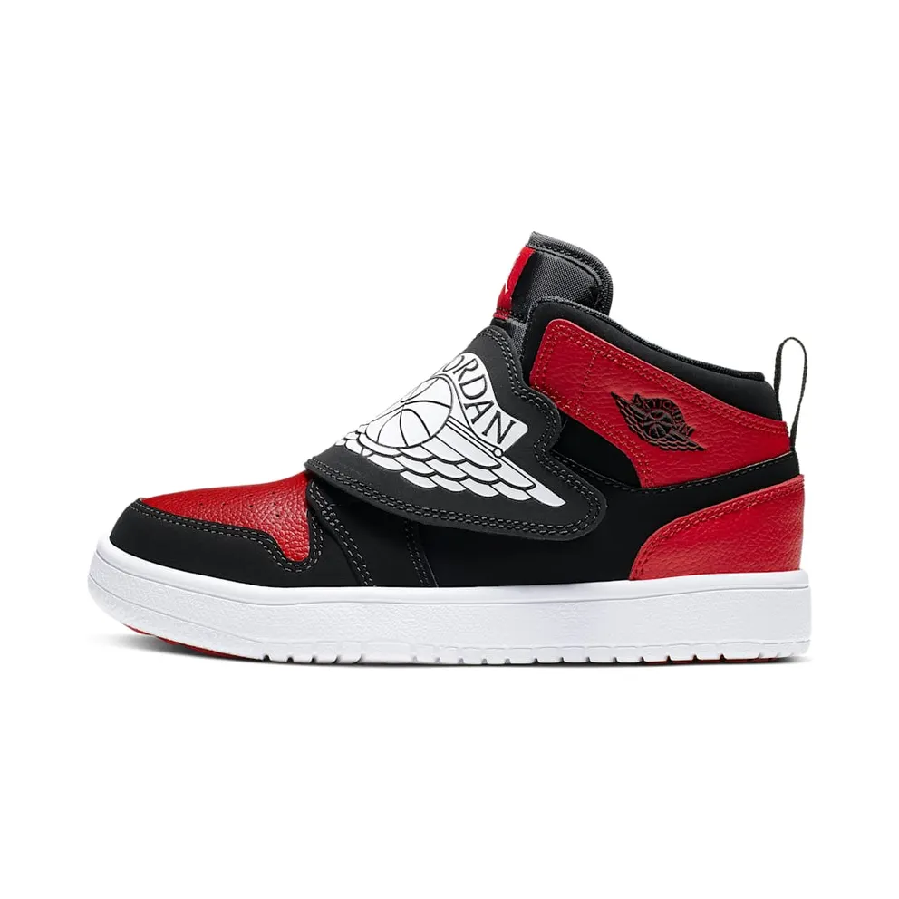 Jordan Sky 1 Bred (PS) Black/White-Gym Red (BQ7197-001)