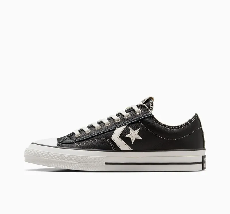 Converse Star Player 76 Fall Leather Black/vintage White/silver