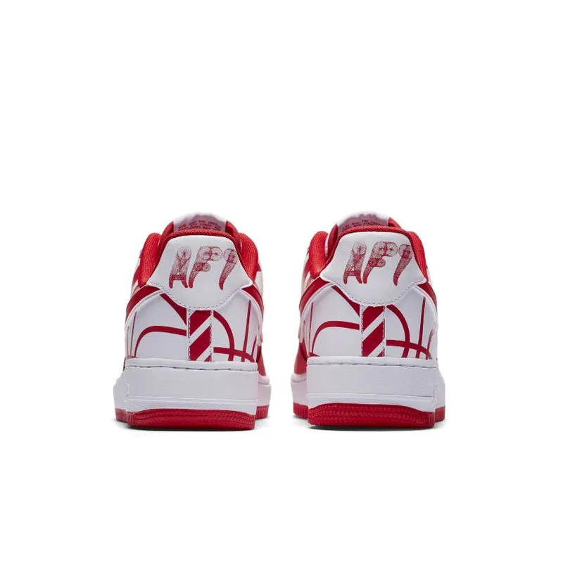 Nike Air Force 1 Low Logo Pack University Red University Red/White (823511-608)