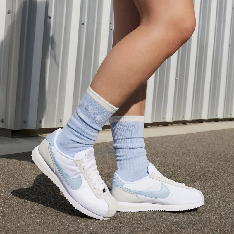 Nike Cortez Textile White Light Orewood Brown Summit White Light Armory Blue (DZ2795-100)