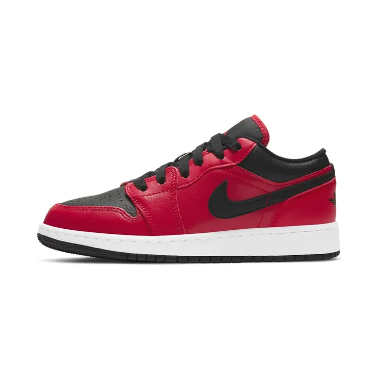 Air Jordan 1 Low (GS) “Gym Red / White / Black” (553560-605)