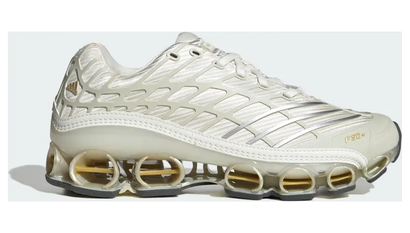 Adidas MEGARIDE F50 SCHOENEN Cloud White / Ice Gold Met. / Gold Metallic (KI4740)