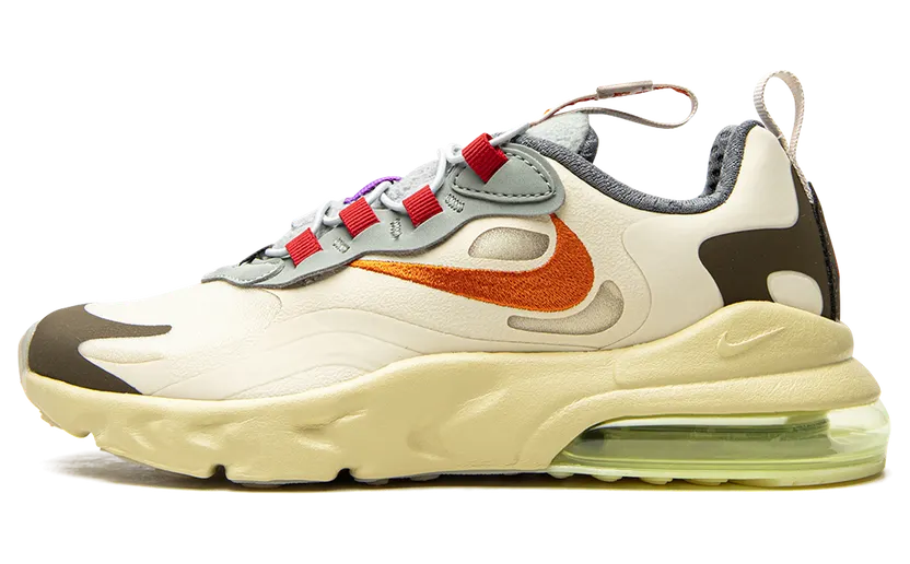 Nike Travis Scott x Air Max 270 React ENG PS ‘Cactus Trails’ Light Cream/Dark Hazel/Mica Green/Starfish (CV2414-200)