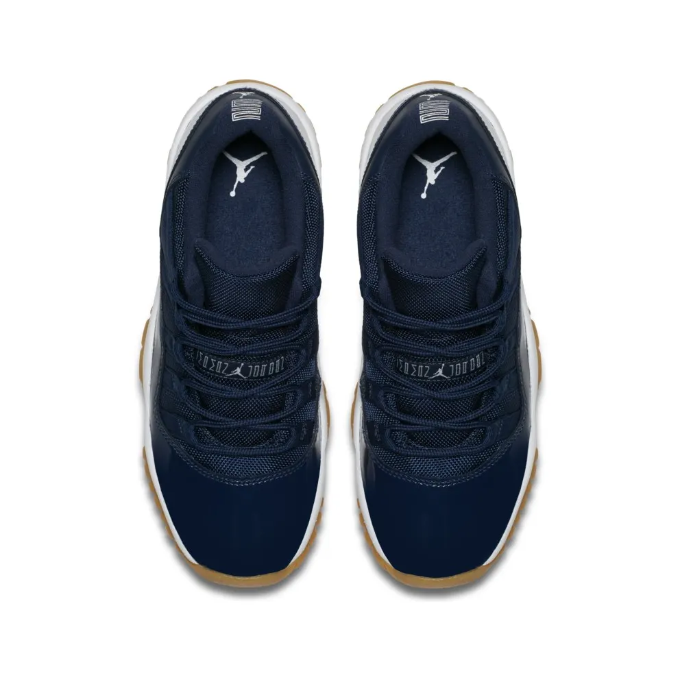 Jordan 11 Retro Low Midnight Navy (GS) Midnight Navy/White-Light Gum Brown (528896-405)