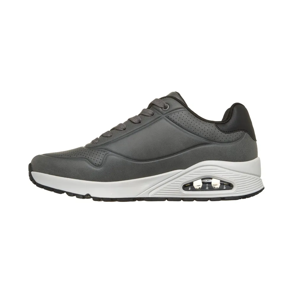 Skechers Uno “Vintage Steps Sneaker Grey” (183366CHAR)