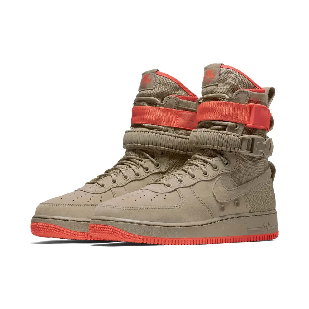 Nike Sf Af1 Khaki Khaki-Rush Coral Khaki/Khaki-Rush Coral (864024-205)