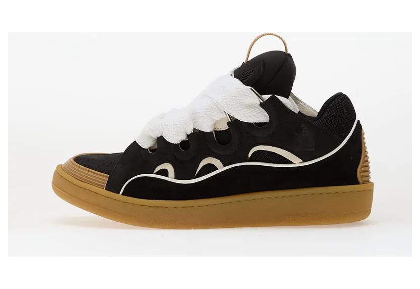 Lanvin Leather Curb Honey Black
