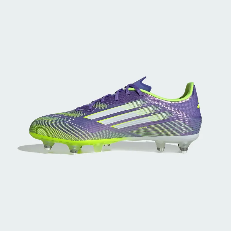 adidas F50 League SG Purple Rush Cloud White Lucid Lemon (JH7732)