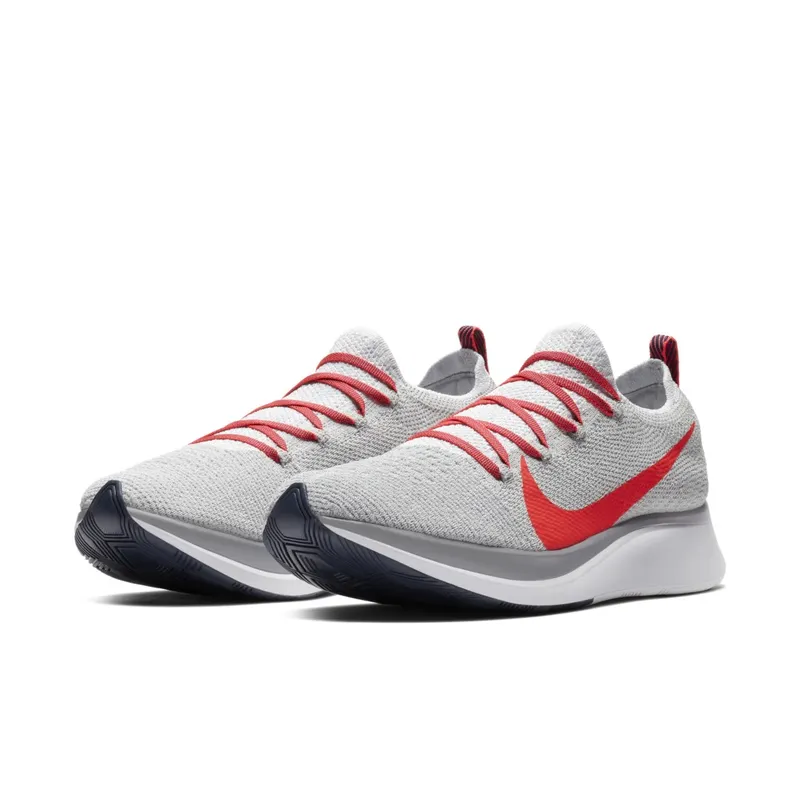 Nike Zoom Fly Flyknit Pure Platinum Bright Crimson Pure Platinum/Bright Crimson (AR4561-044)