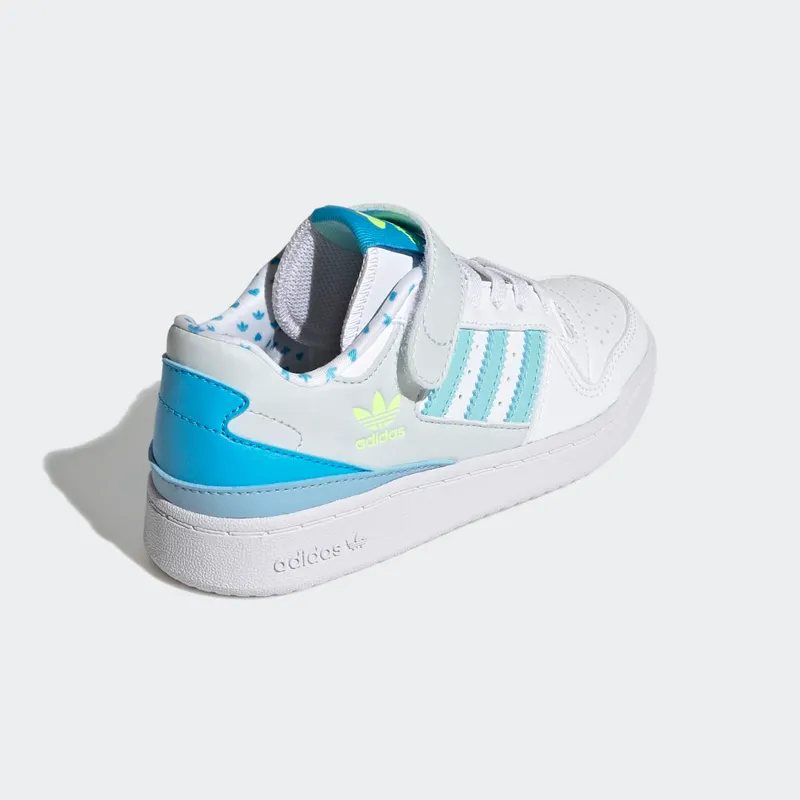 Adidas Forum Low Cloud White / Sky Rush / Clear Aqua (GZ0800)