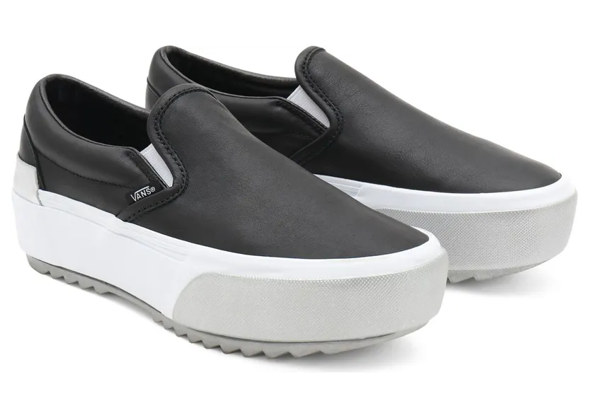 VANS Shiny Classic Slip-on Stacked Schoenen Zwart (VN0A4TZV9IW)