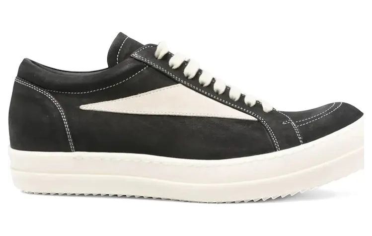 Rick Owens Concordians Vintage Low Black Milk Suede (RU02E1897 LWNLVS 911)