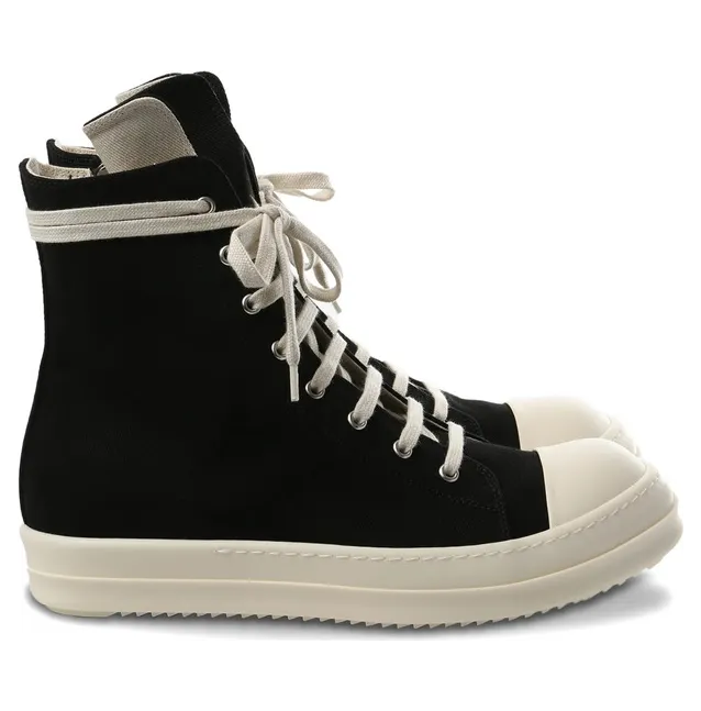 Rick Owens Drkshdw Temple High-top “Black/Neutrals” (DU01F4800 DO 911)