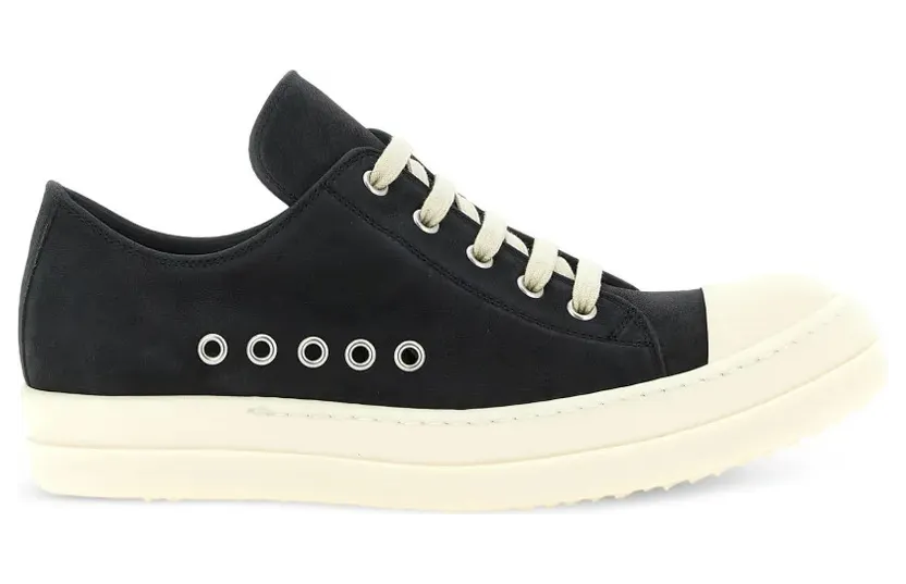 Rick Owens Extreme Low Sneaks – Black (RP01F6896LCNW)