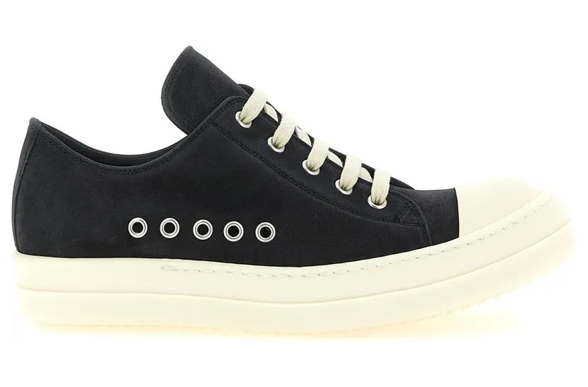 Rick Owens Extreme Low Sneaks “Black” (RP01F6896LCNW911)