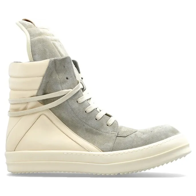 Rick Owens Geobasket High Dark Pearl Milk (RU02F4894-LVSLCO-48111)