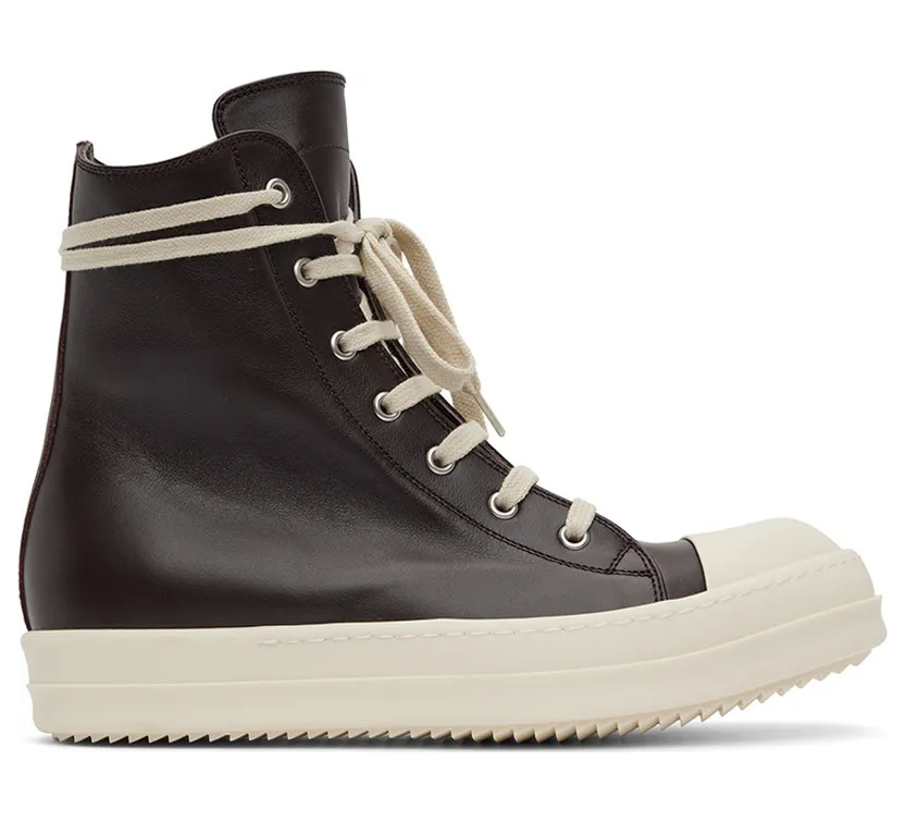 Rick Owens Grey Calfskin High (RU01B1890 LPO)