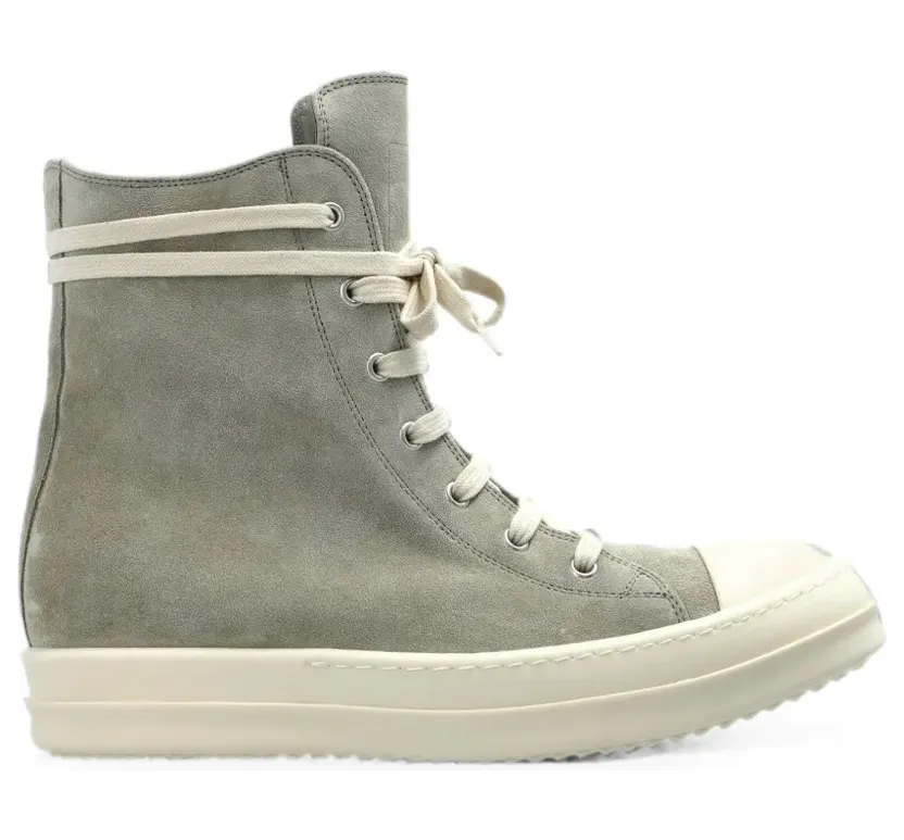 Rick Owens High-Top- aus Leder – Grey (RP02F5890LVS)