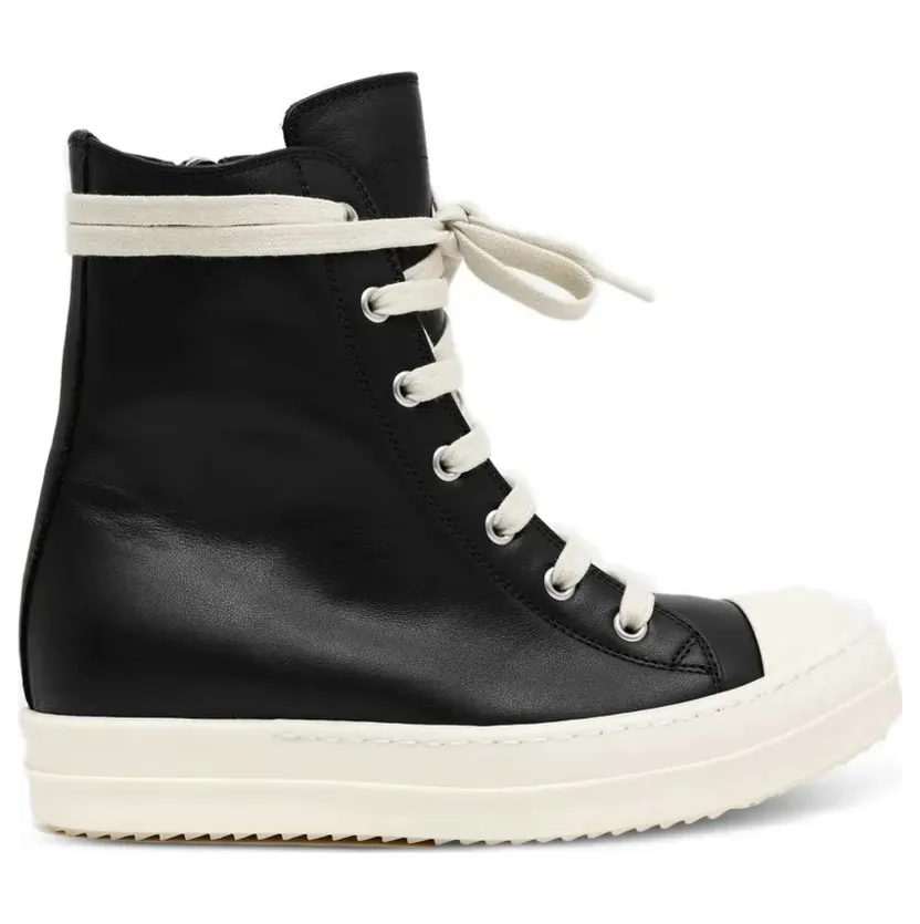 Rick Owens High-Top- aus Leder – Black (RP02F5890LCO)