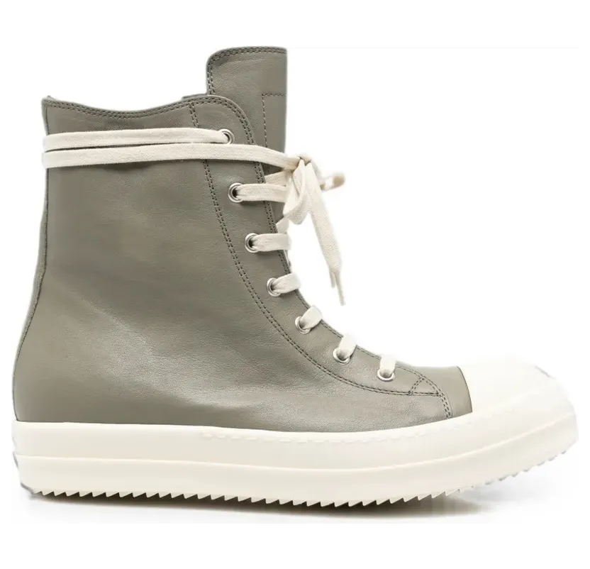 Rick Owens High Top Dark Pearl Milk (RU02F4890-LHL-4811)