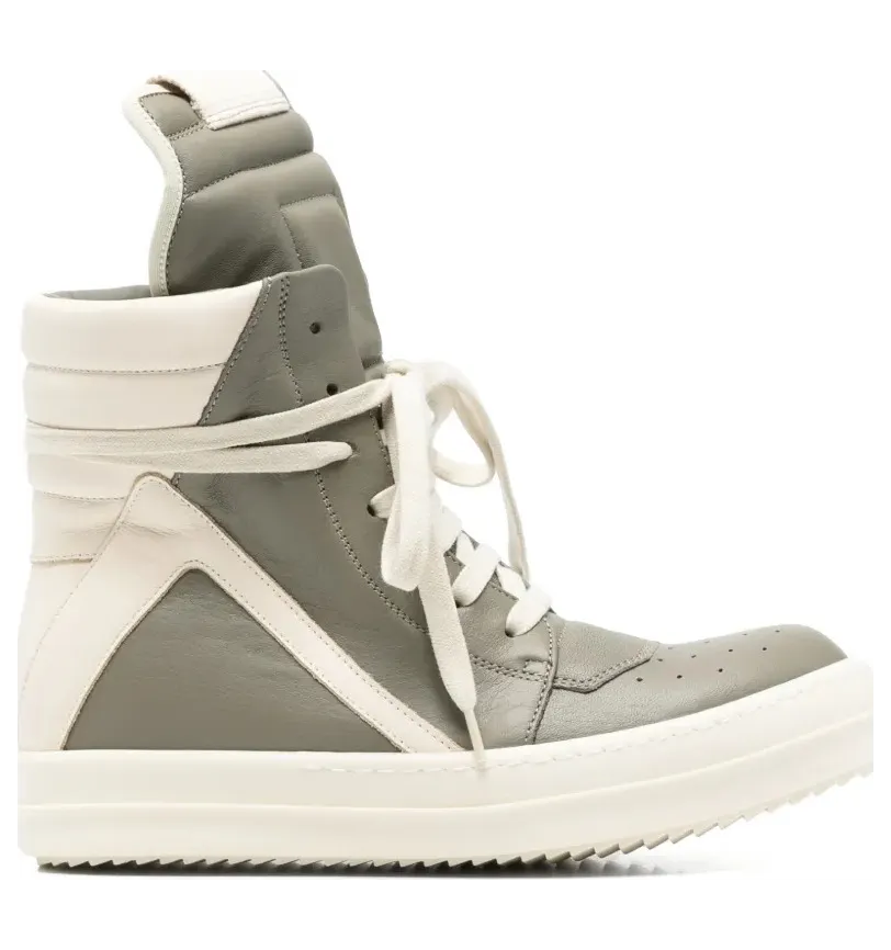 Rick Owens High-Top- mit Einsätzen – Grey (RP02F5894LGYLCO)