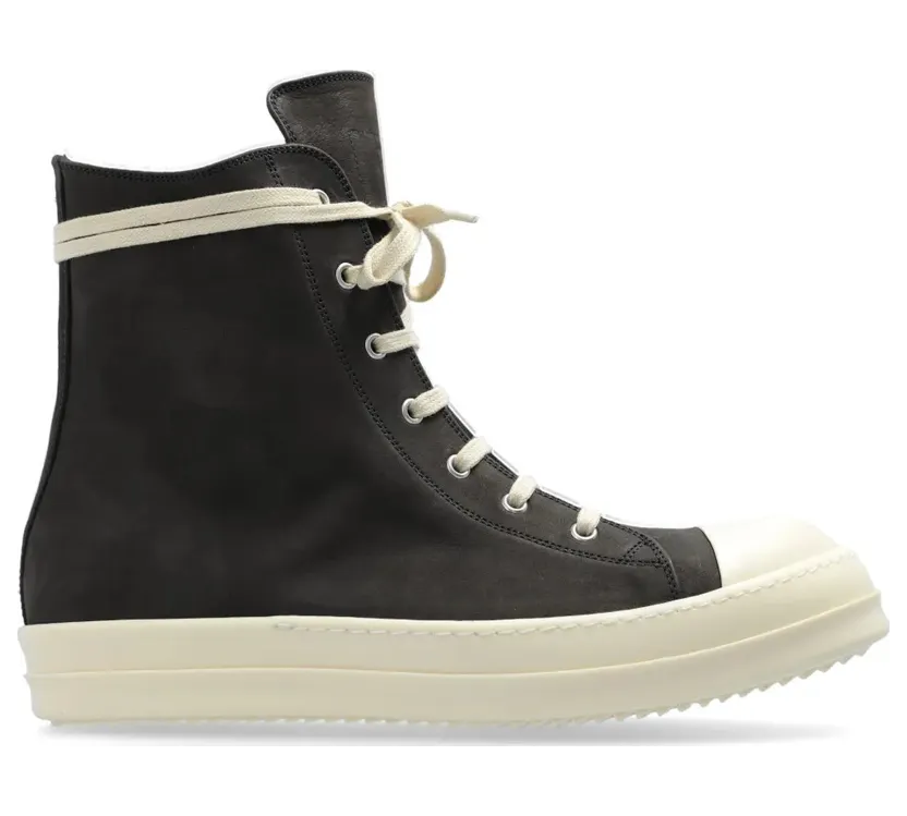 Rick Owens High-Top- mit Schnürung – Black (RU02D6890LWN)