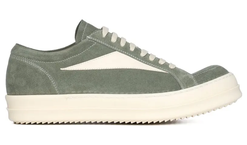 Rick Owens Hollywood Vintage Sneaks Celadon Milk (RU01E5897lVSLCO-1511)