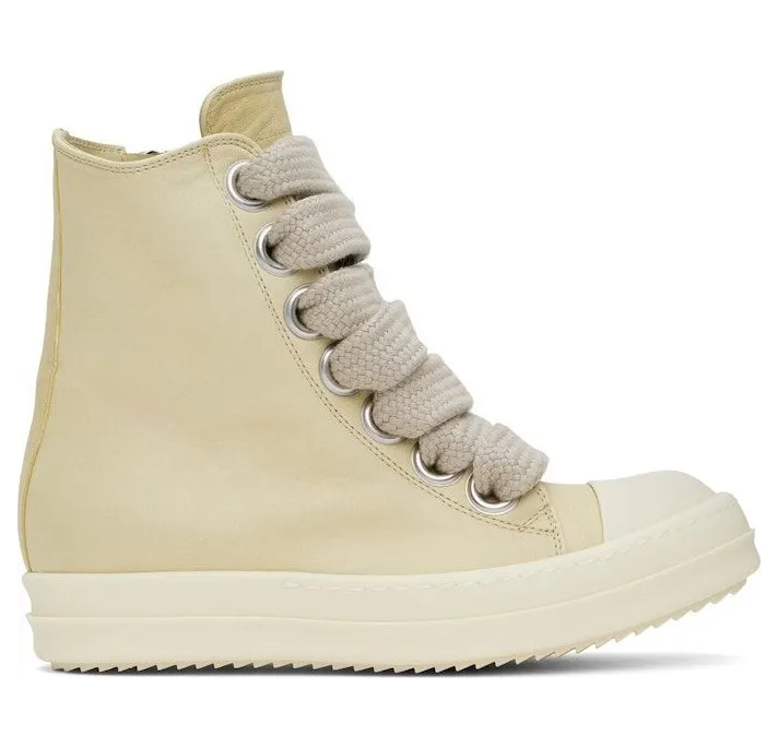 Rick Owens Jumbo Lace High Parchment (RU01E5892-LBHW2-8111)