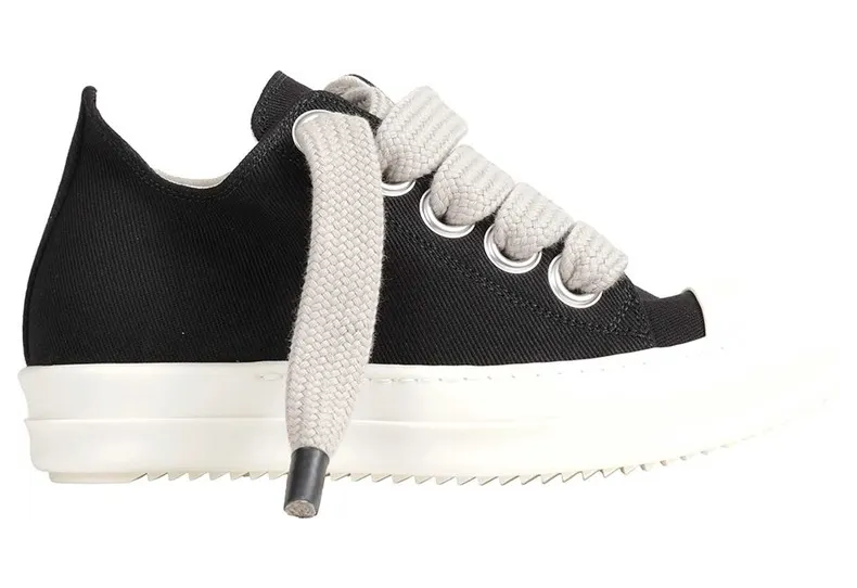 Rick Owens – Jumbolace Low Sneaks – Women – Shoes – Black (DS02F6819DOW2911)