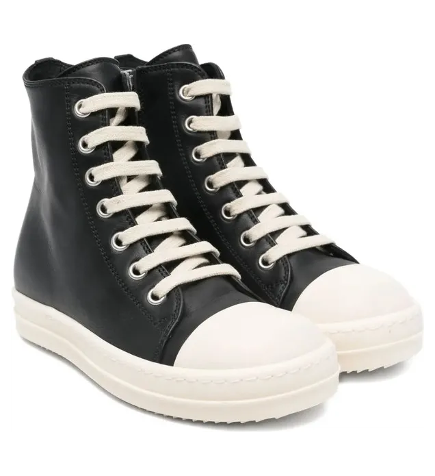 Rick Owens Lace-up “Black” (BG01F3895 LMU 911)