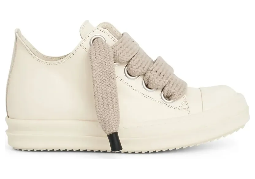 Rick Owens Leren with oversized veters – White (RP01D2883LCOW2)