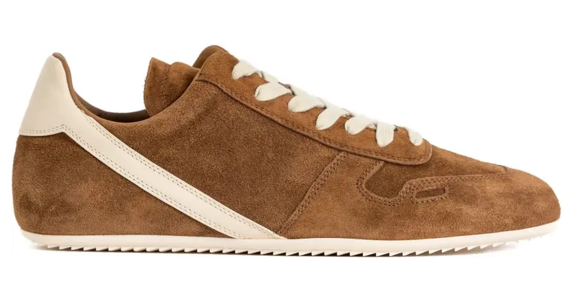 Rick Owens Minimal suède – Bruin (RU02E1889LVSLCO)