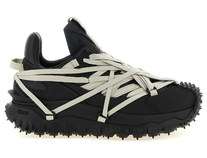 Rick Owens Moncler + Rick Owens Trailgrip Megalace “Black” (MU01F4M10M4321999)
