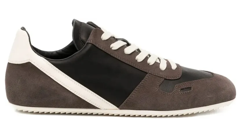 Rick Owens sneaker Dark Dust / Black / Milk (RU02E1889LVOOCO78911)