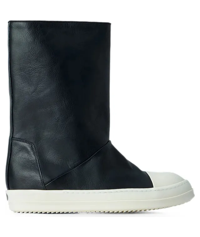 Rick Owens Sneakwaders Round-toe “Black” (RU02F4886 LOO 911)