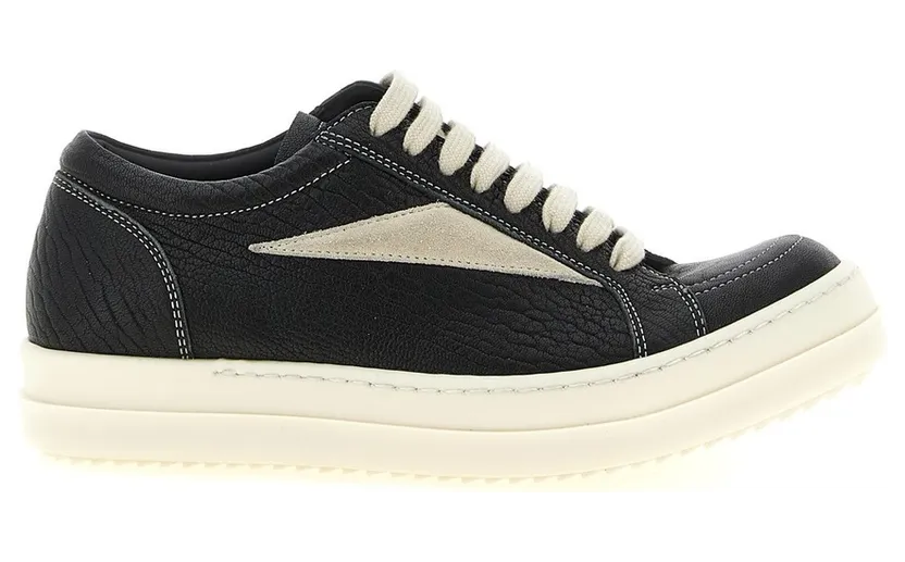Rick Owens Vintage Sneaks “White/Black” (RP02F5888LBBLVS911)