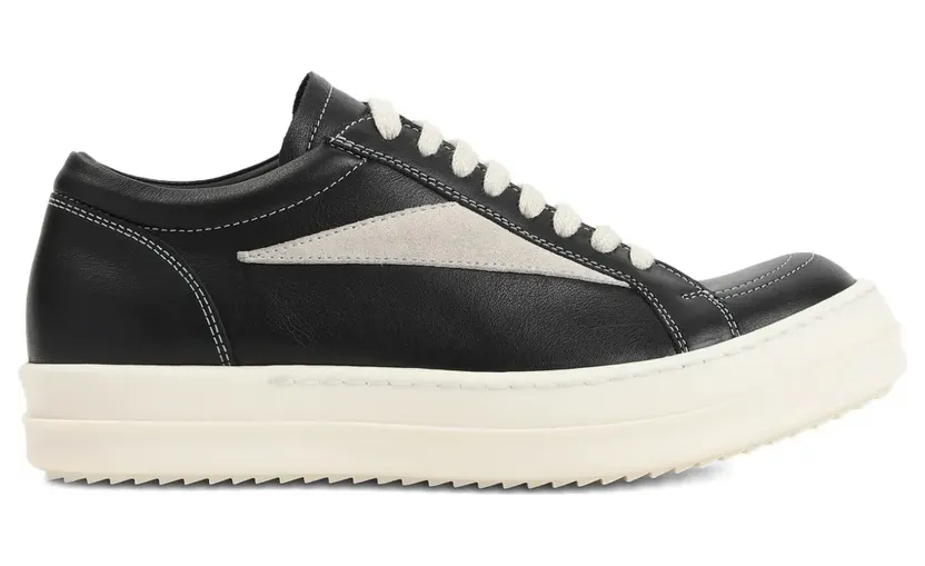 Rick Owens with leren vlakken – Black (RP02E4888LCOLVS)